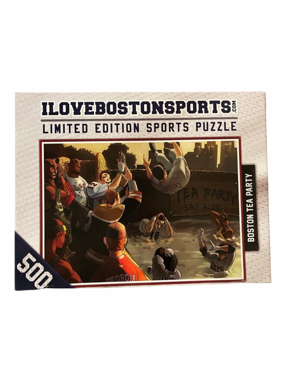 Boston Sports Boston Tea Party 500 Piece Puzzle Limited Edition EUC
